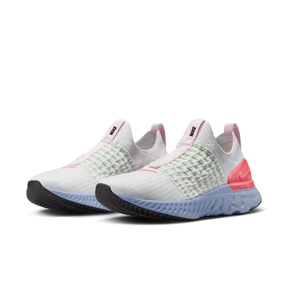 9.5W-[NEW] Women's Nike React Phantom Run FK 2 Shoes 'Platinum Tint' FD0879-001 - Picture 3 of 6